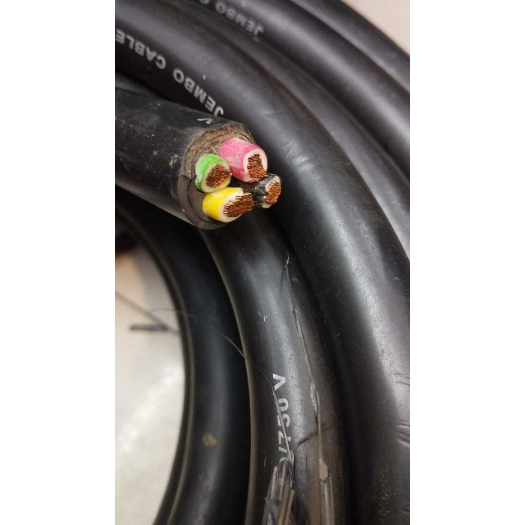 KABEL SERABUT NYYHY 4X10MM 4X10 MM JEMBO METERAN ECERAN