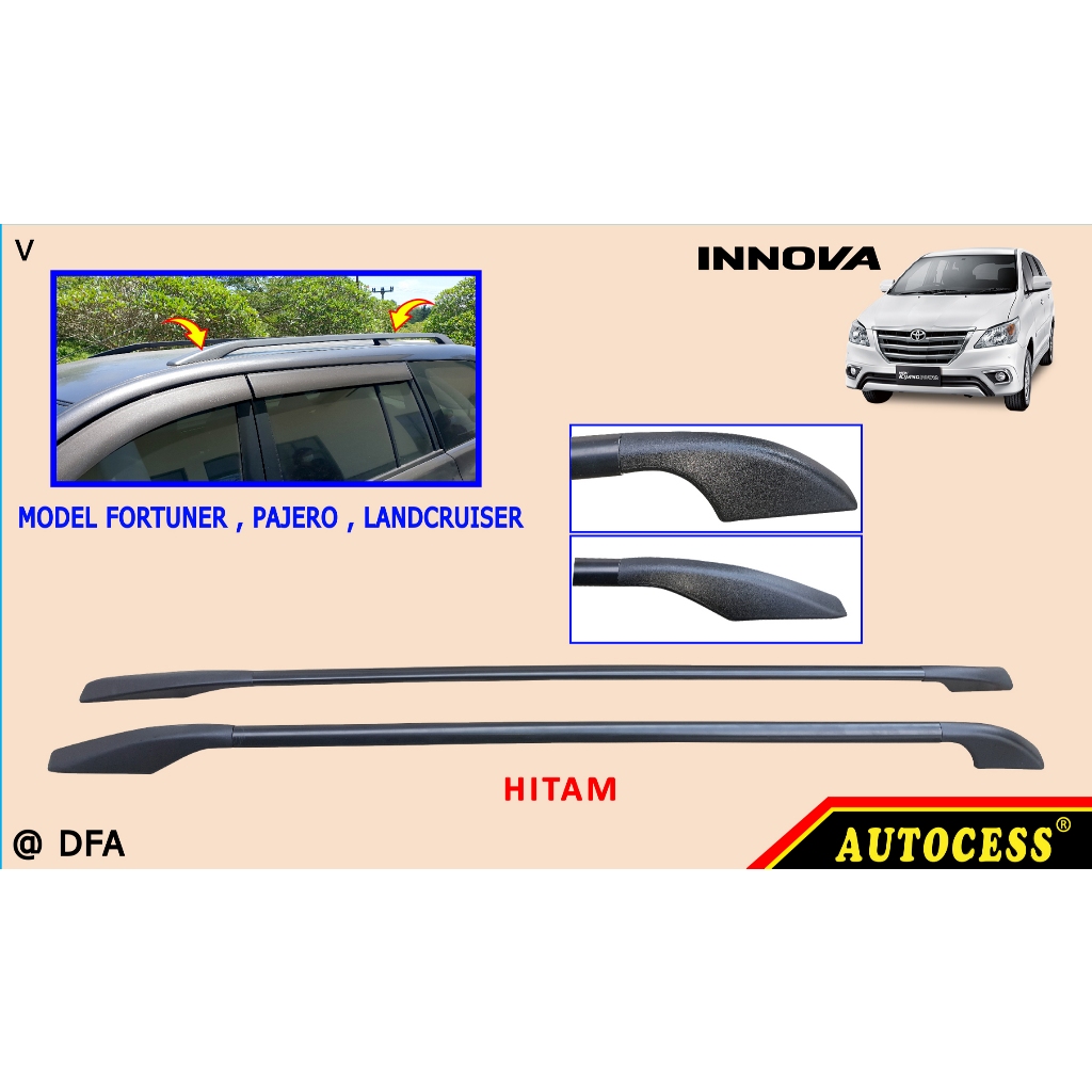 PREMIUM Roof Rail Model Original Toyota Innova Lama