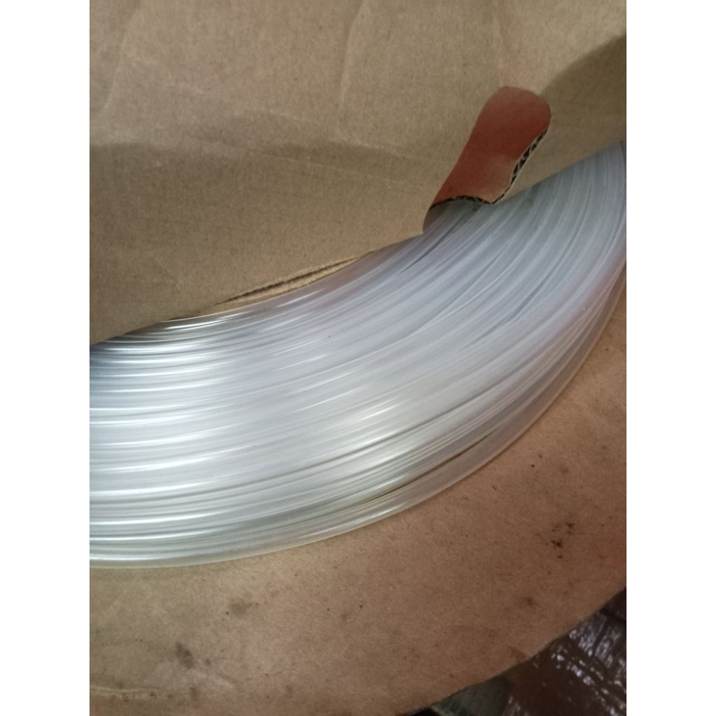 Selang silicone Bahan PVC bening traparan OD5mmxID6mm