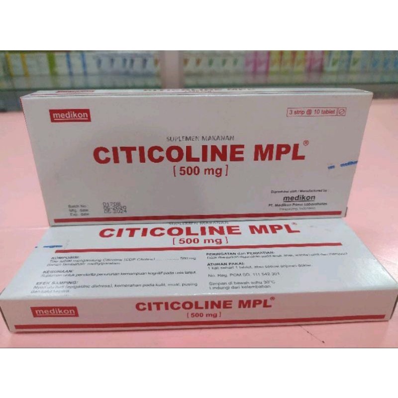Citicoline Mpl 500 Mg Per Box