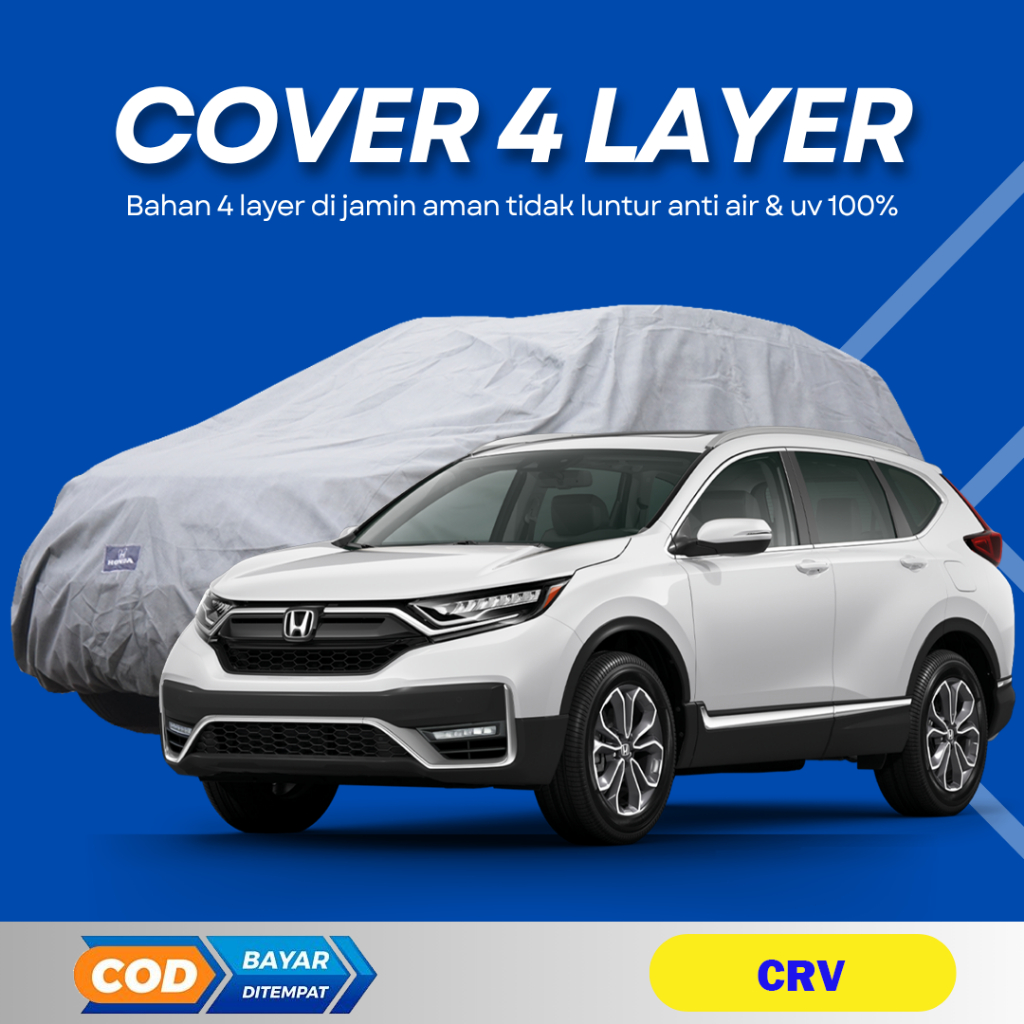 4 LAYER EXTRA OUTDOOR PREMIUM Body Cover Mobil CRV Sarung Mobil CR-V waterproof anti uv Mobil crv la