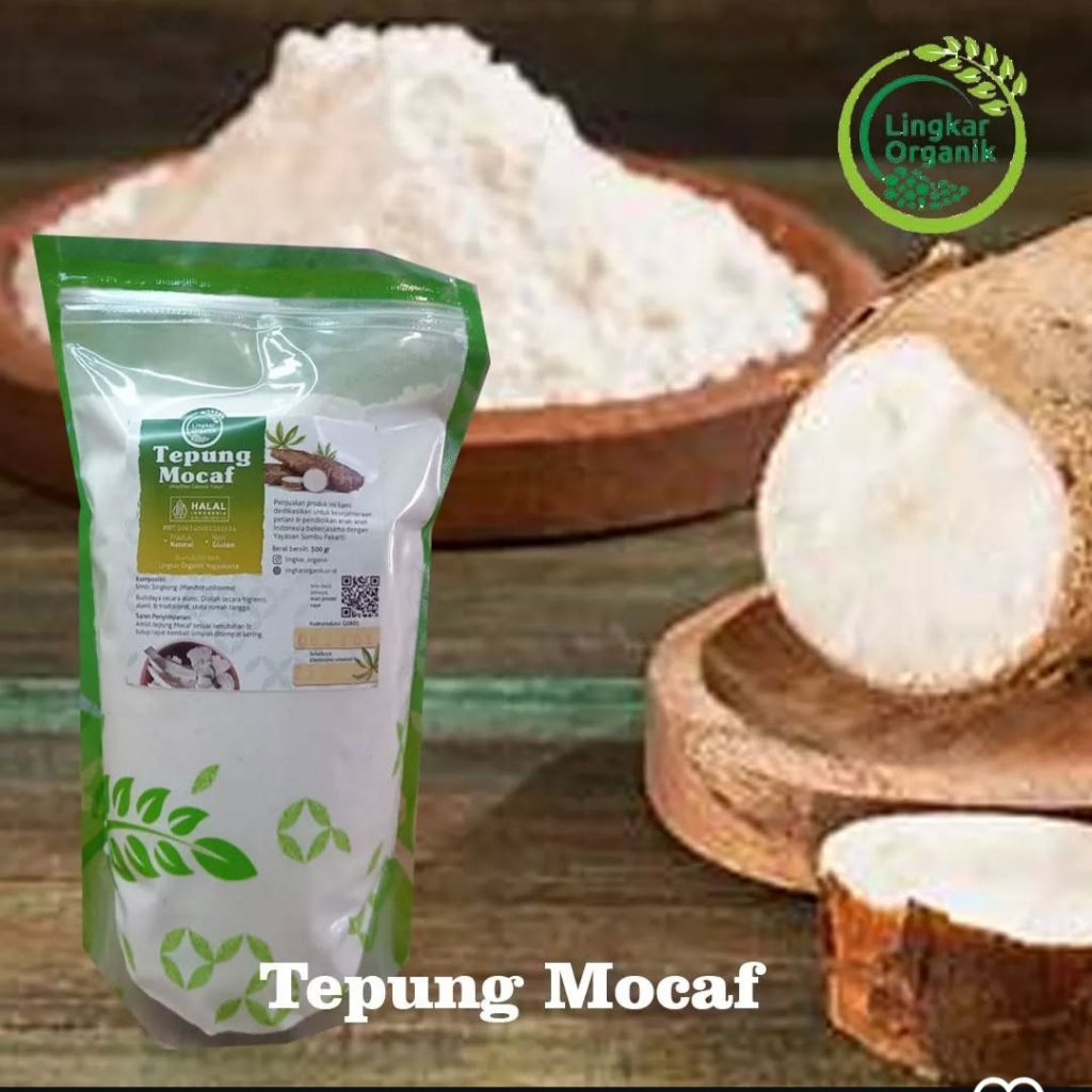 

Tepung Mocaf Lingkar Organik Kemasan 500 gram - Gluten Free