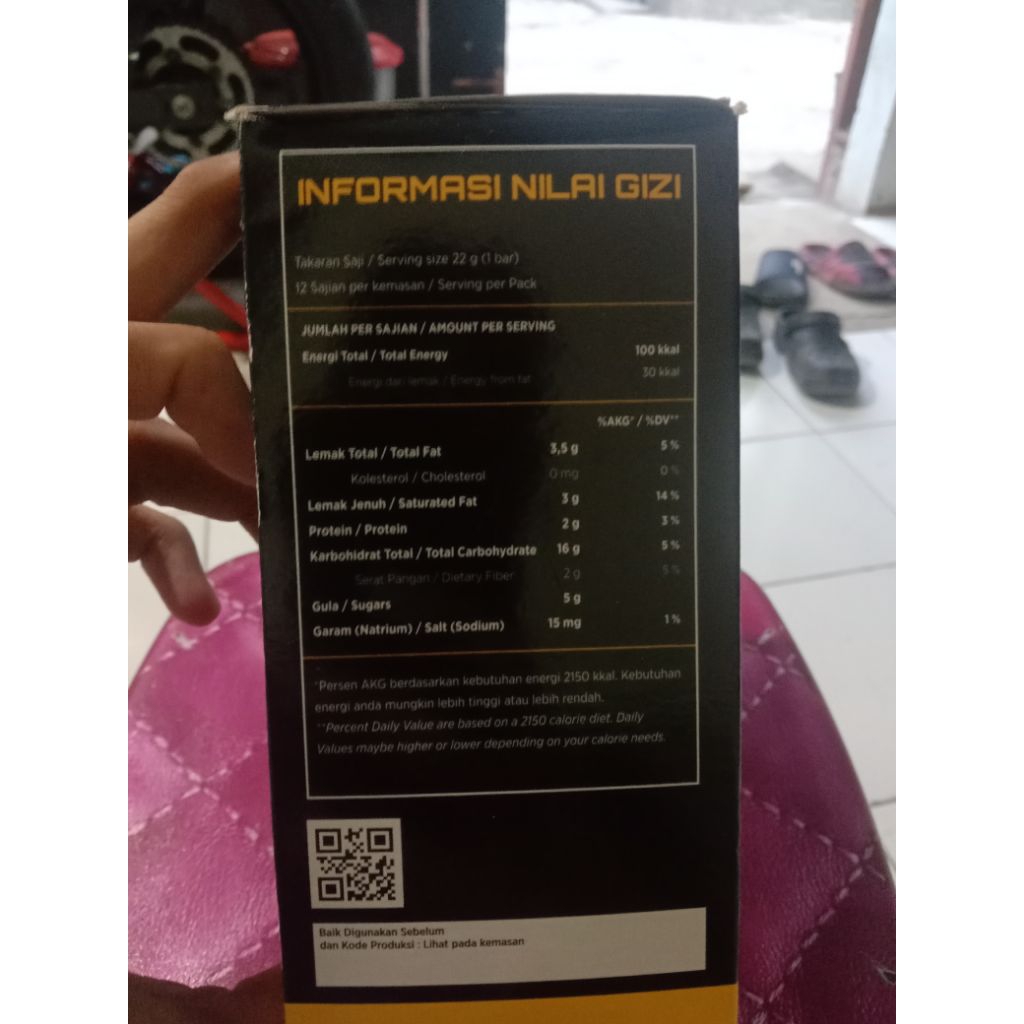 

Vectorlabs Vectorbar 12 sachet makanan sereal coklat
