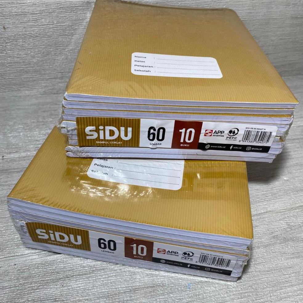 

KODE N3W 1Pack1Buku BUKU TULIS SIDU COKLAT ISI 6 LEMBAR