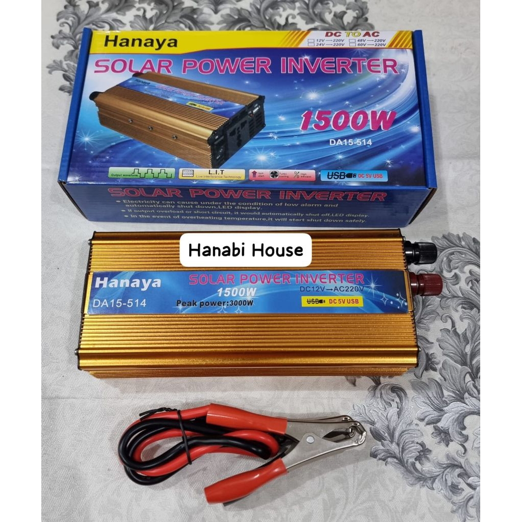 Power Inverter 1500 watt 1500w 1500watt HANAYA