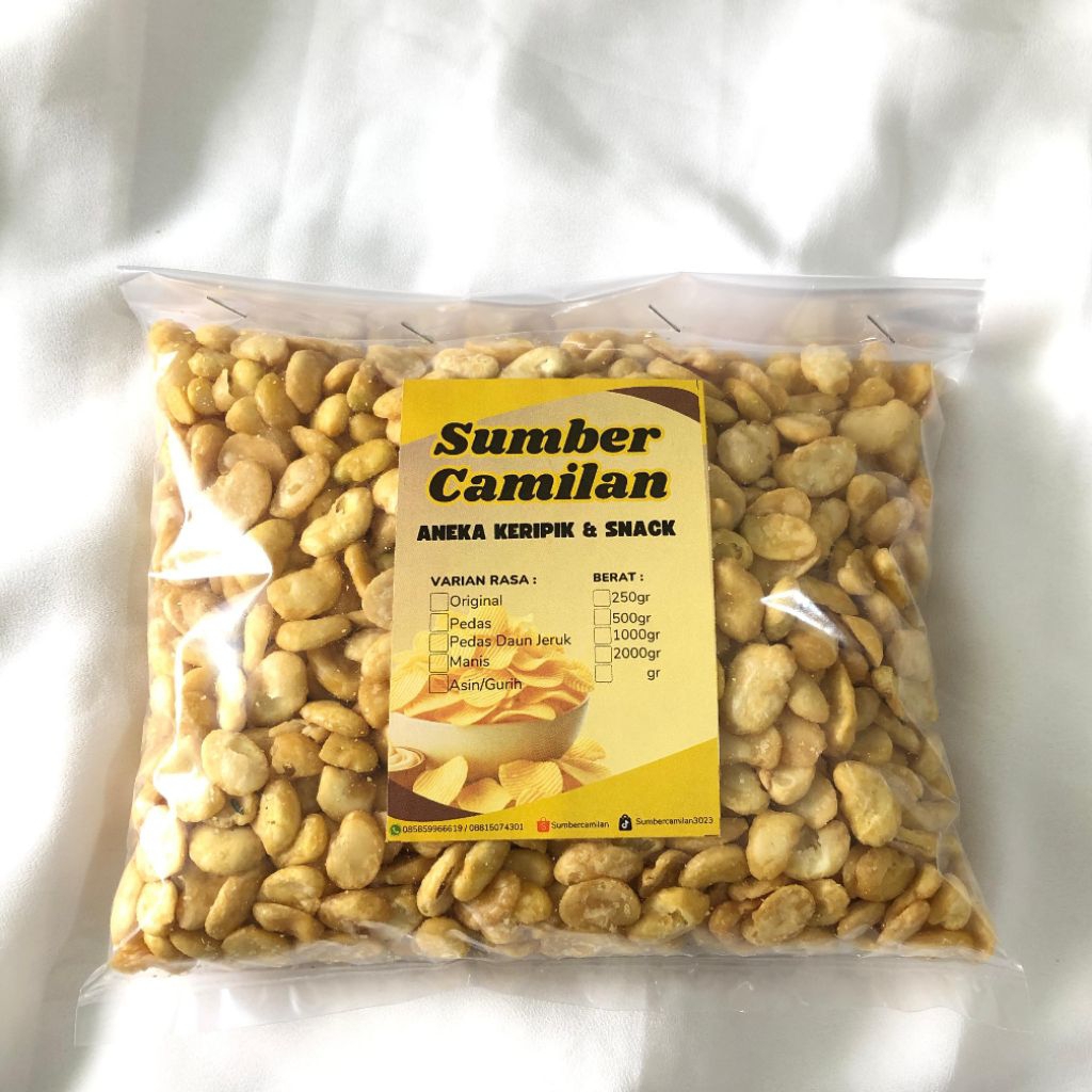

Kacang Koro Kupas Toba Kemasan 250Grm By sumbercamilan2