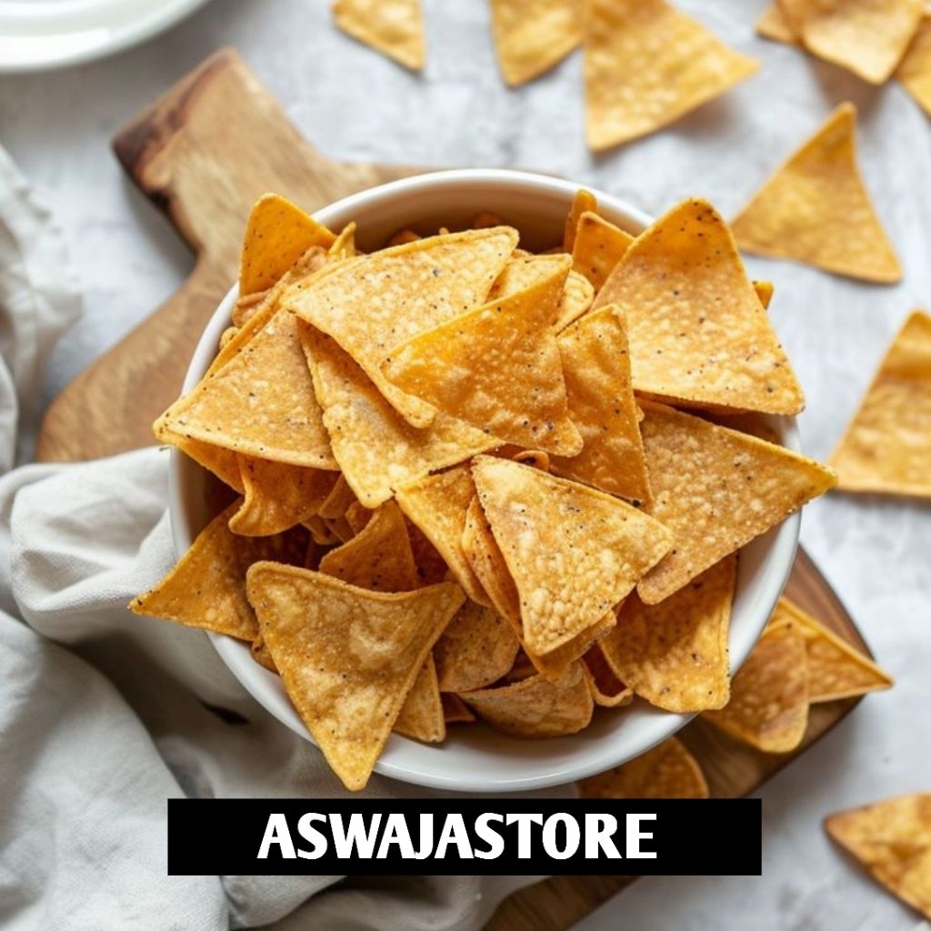 

Keripik Tortilla Jagung Chips 250g - Snack Gurih | Jajanan Crispy | cemilan Tes | ASWAJASTORE