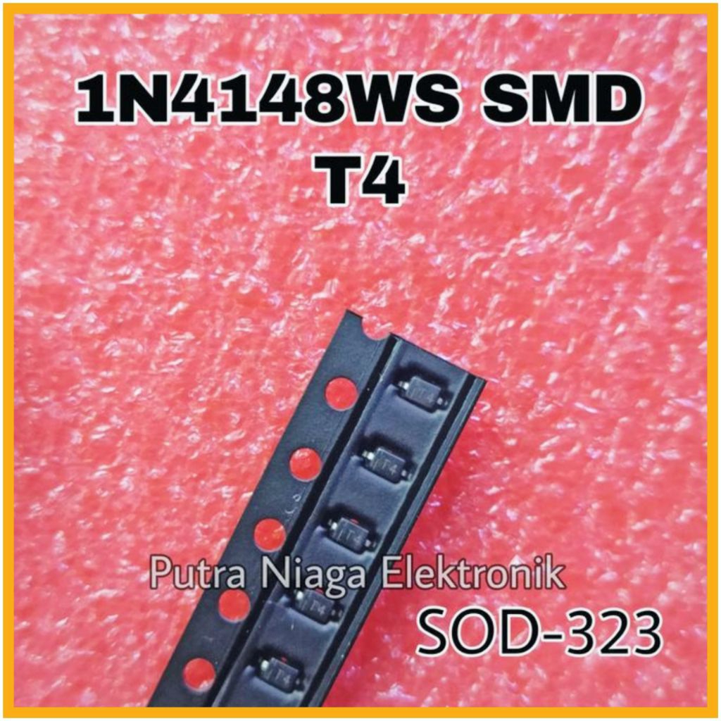 Dioda SMD 1N4148WS T4 SOD323 0805 / IN4148 Fast Switching Diode 1N 4148 SOD-323 marking: T4