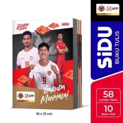 

Buku SIDU 38 Lembar Edisi TIMNAS (10Pcs)