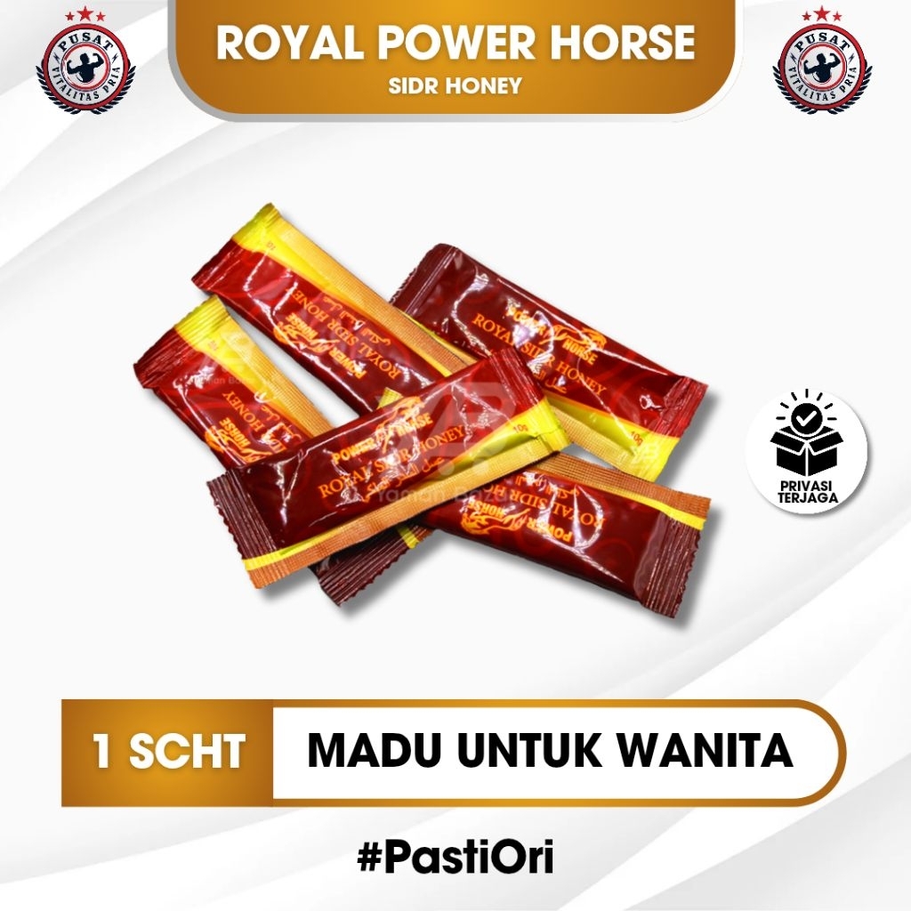 

Eceran Madu Power Horse Royal SIDR Honey Import Untuk Wanita