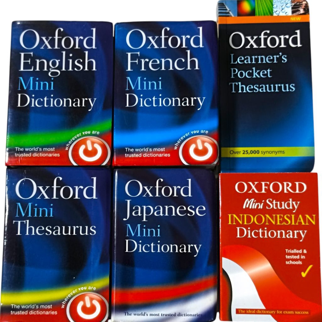 (OBRAL) Aneka Kamus Oxford Learner's Pocket Thesaurus / Mini Study Indonesian Dictionary / French Mi