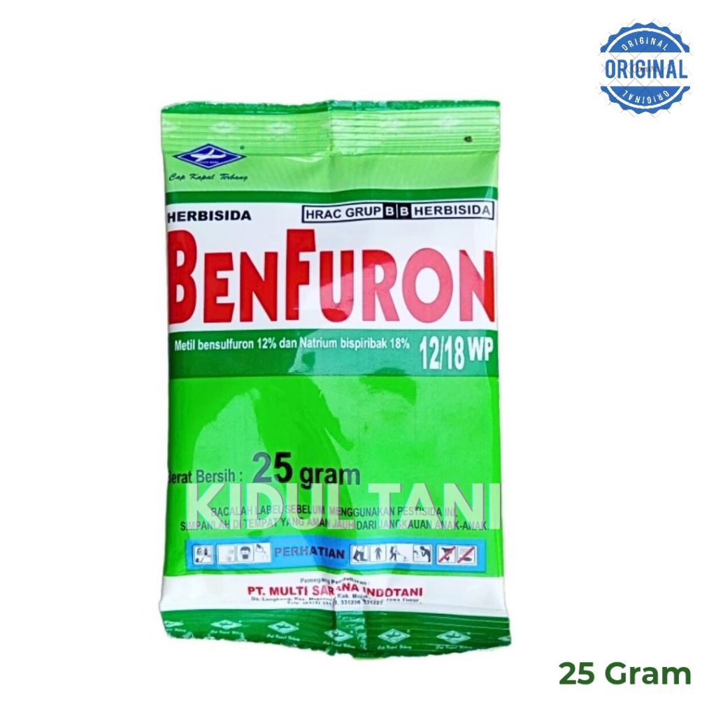BENFURON 25 gram herbisida obat rumput padi sawah