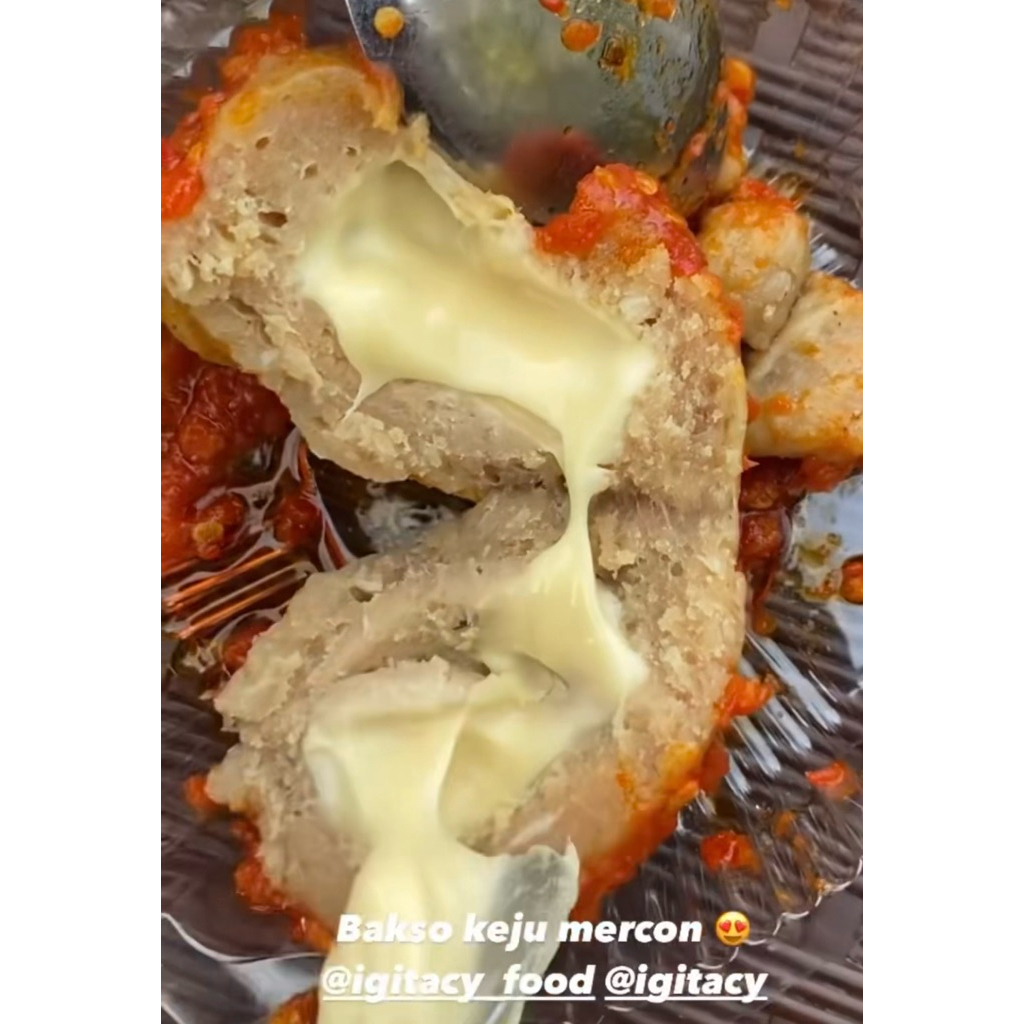 

Bakso mercon mozarella