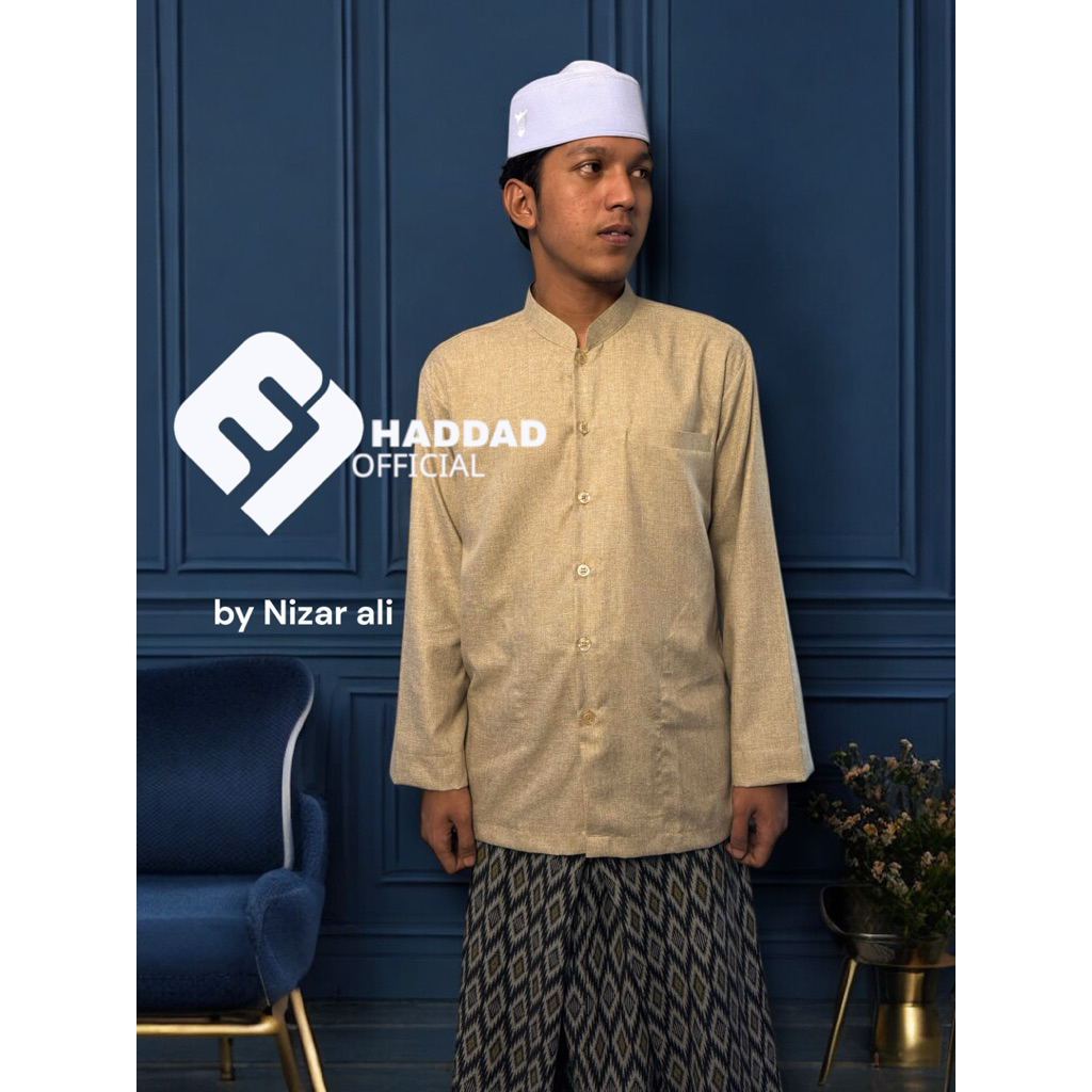 KOKO HAIBAH SAKU SAMPING POLOS HABAIB LENGAN PANJANG El haddad ori