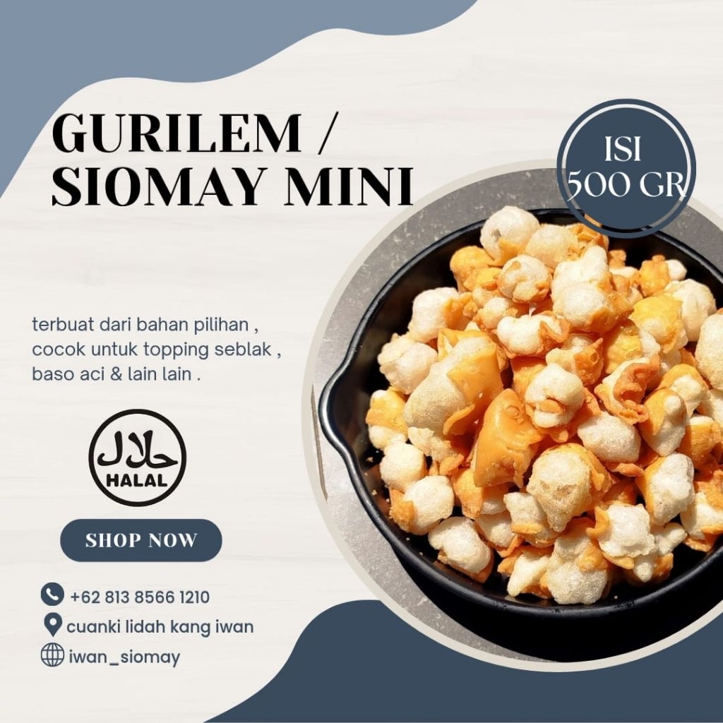 

TERMURAH | SIOMAY MINI 500 GR