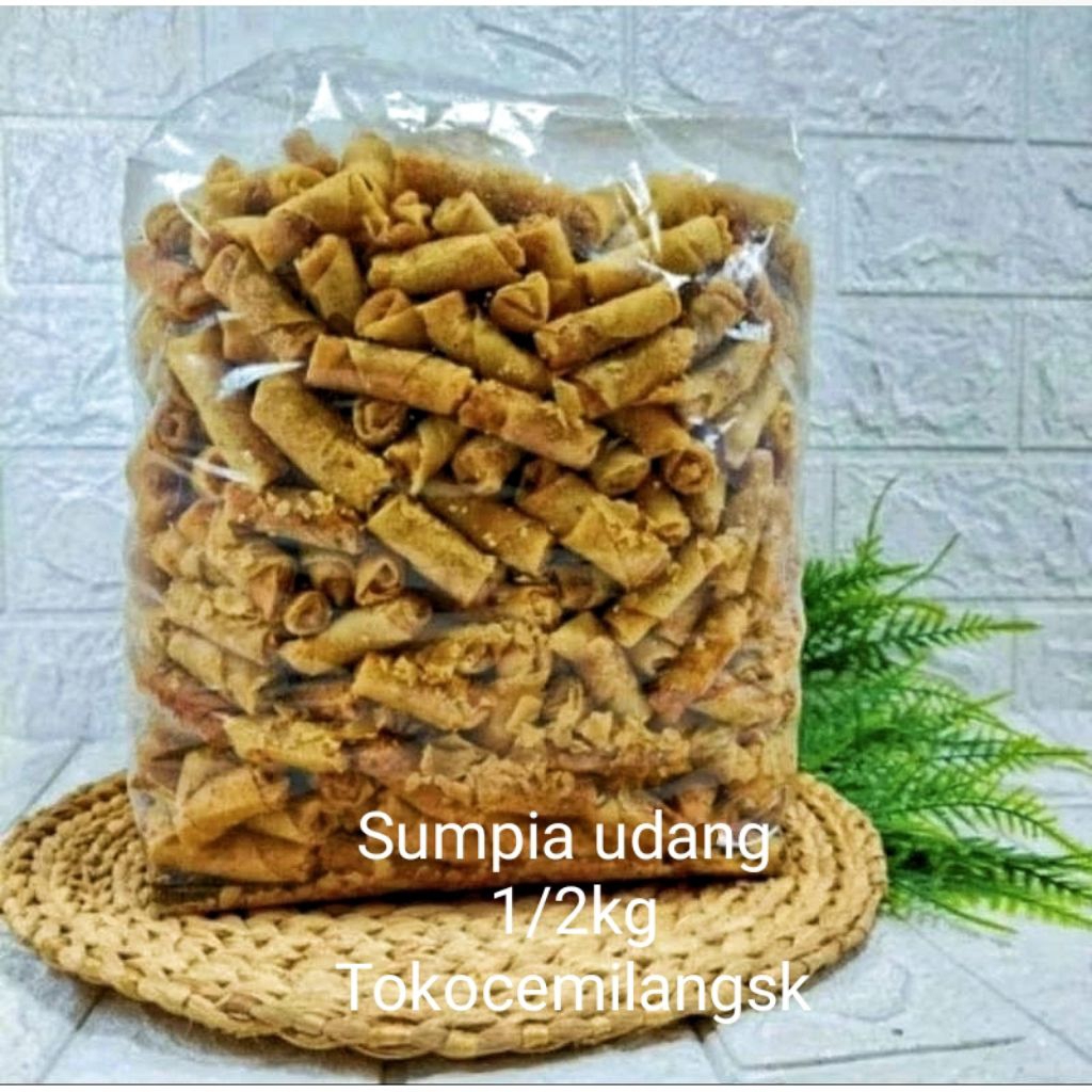 

Sumpia Udang 500gr/Sumpia Udang Gurih Renyah Murah/Cemilan Terbaru