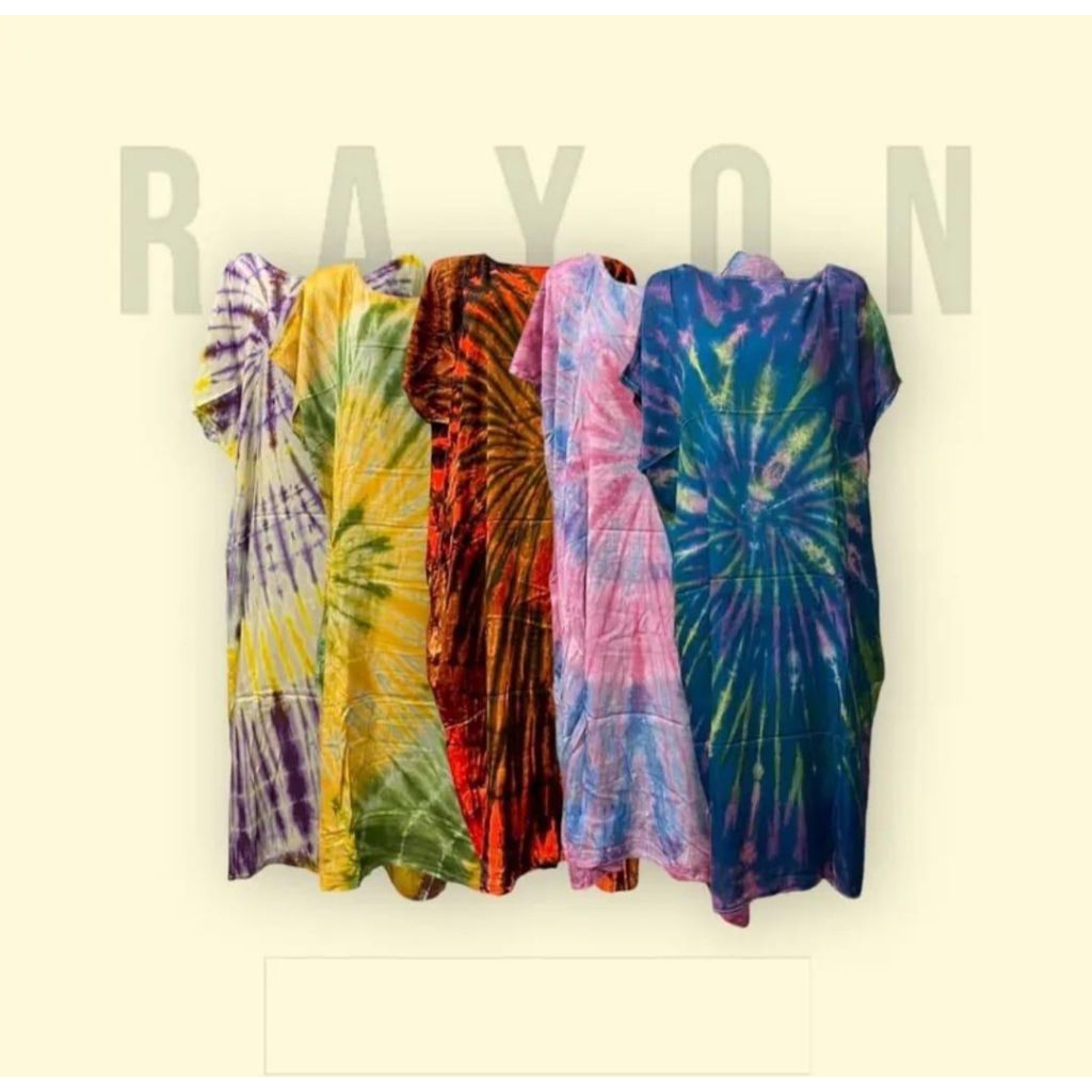 Daster rayon tie dye