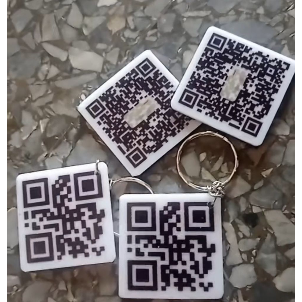 emblem barcode pertamina/gantungan kunci pertamina