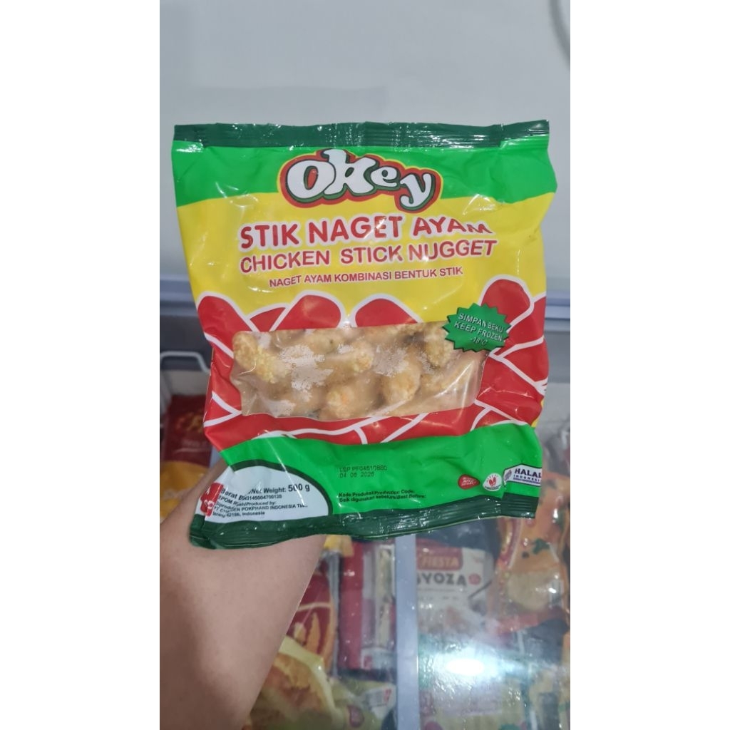 

OKEY Stik Naget Ayam Chicken Stick Nugget 500GR