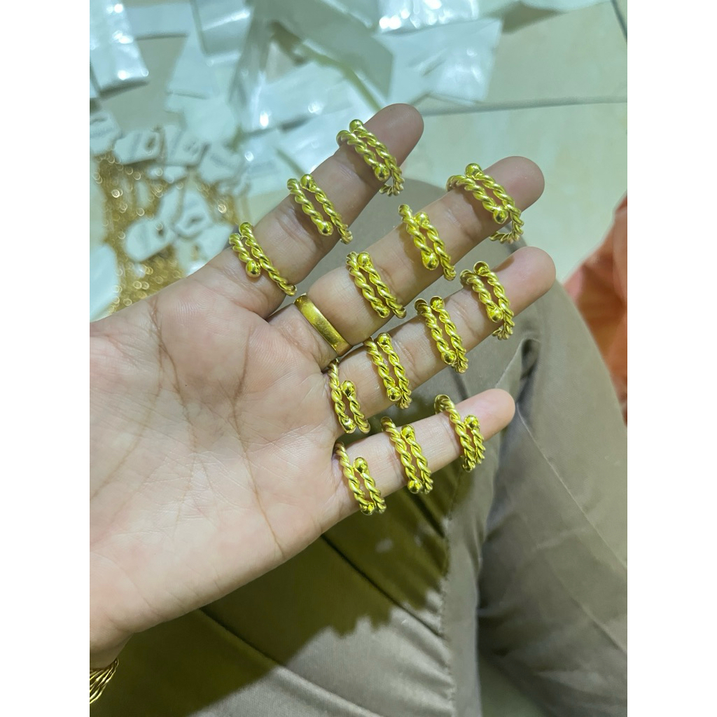 cincin tambang koin logam 91