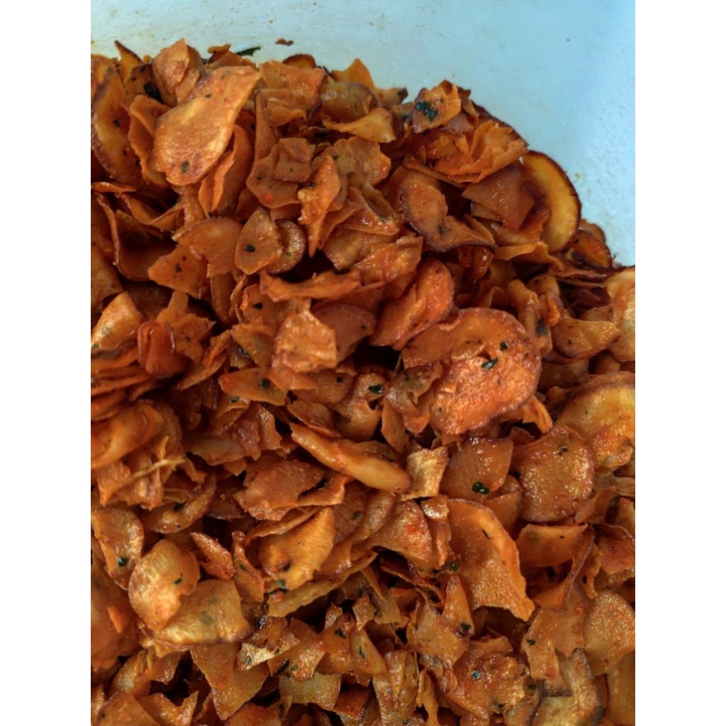 

kripik singkong pedas daun jeruk