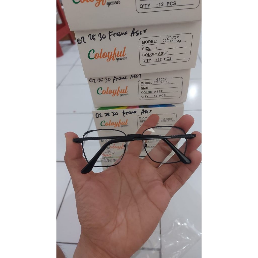 MS Kacamata Minus Di Optik Model Kotak Sekarang