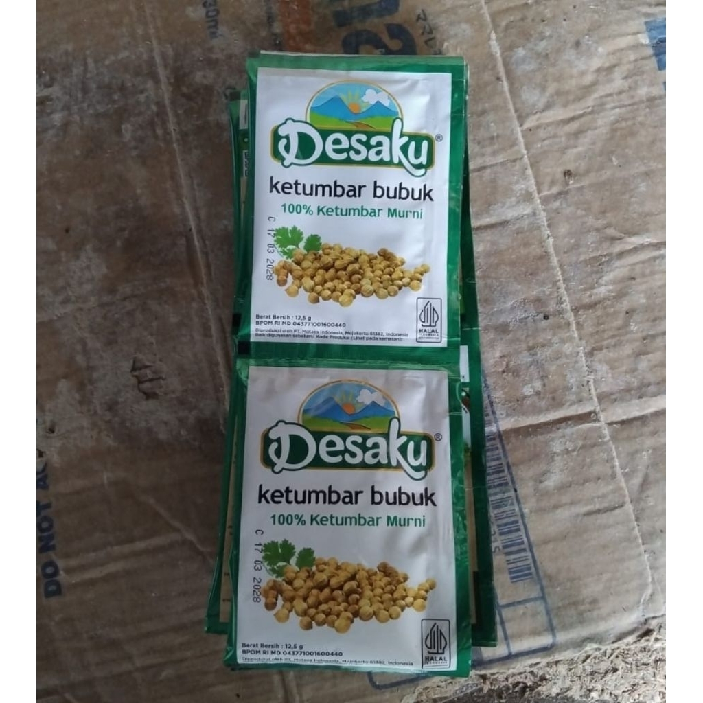 

Desaku ketumbar bubuk, ketumbar sachet, bumbu masak