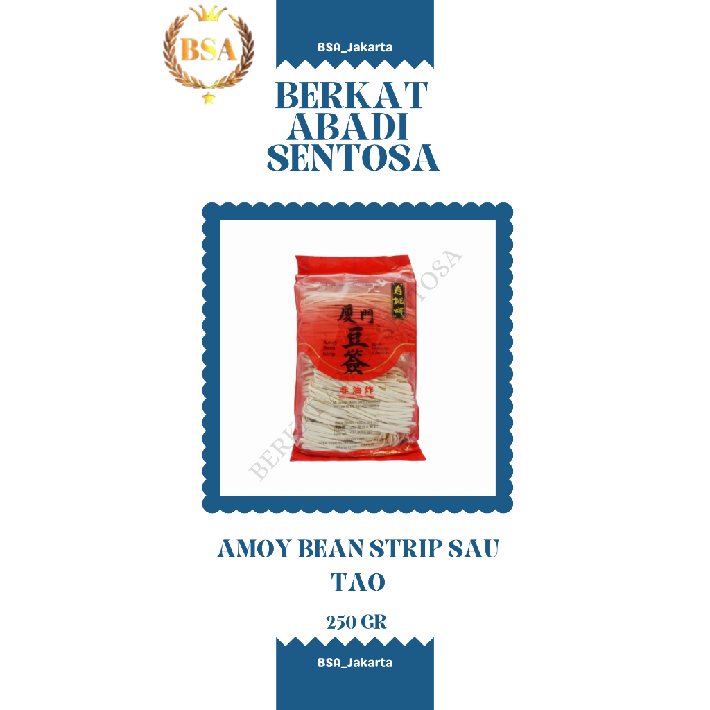 

AMOY BEAN STRIP SAU TAO (250 GR)
