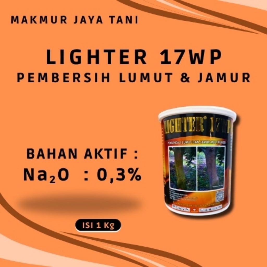 LIGHTER 17 WP 1 KG FUNGISIDA PENGENDALI PEMBERSIH LUMIT JAMUR PADA BATANG DAN RANTING  TANAMAN JERUK