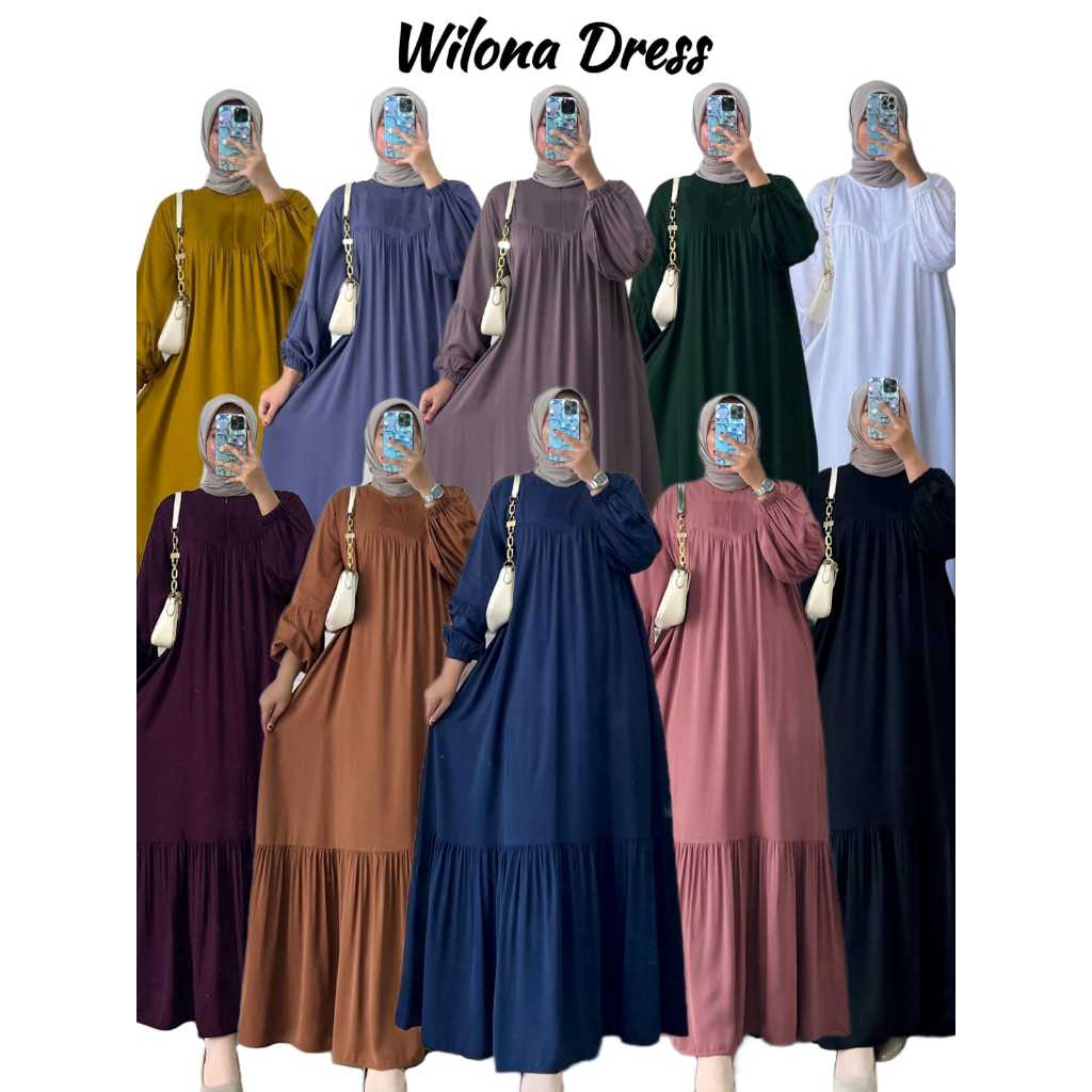 WILONA DRESS POLOS / DRESS RAYON TWILL / GAMIS RAYON TWILL LD 115 / DRESS RAYON POLOS
