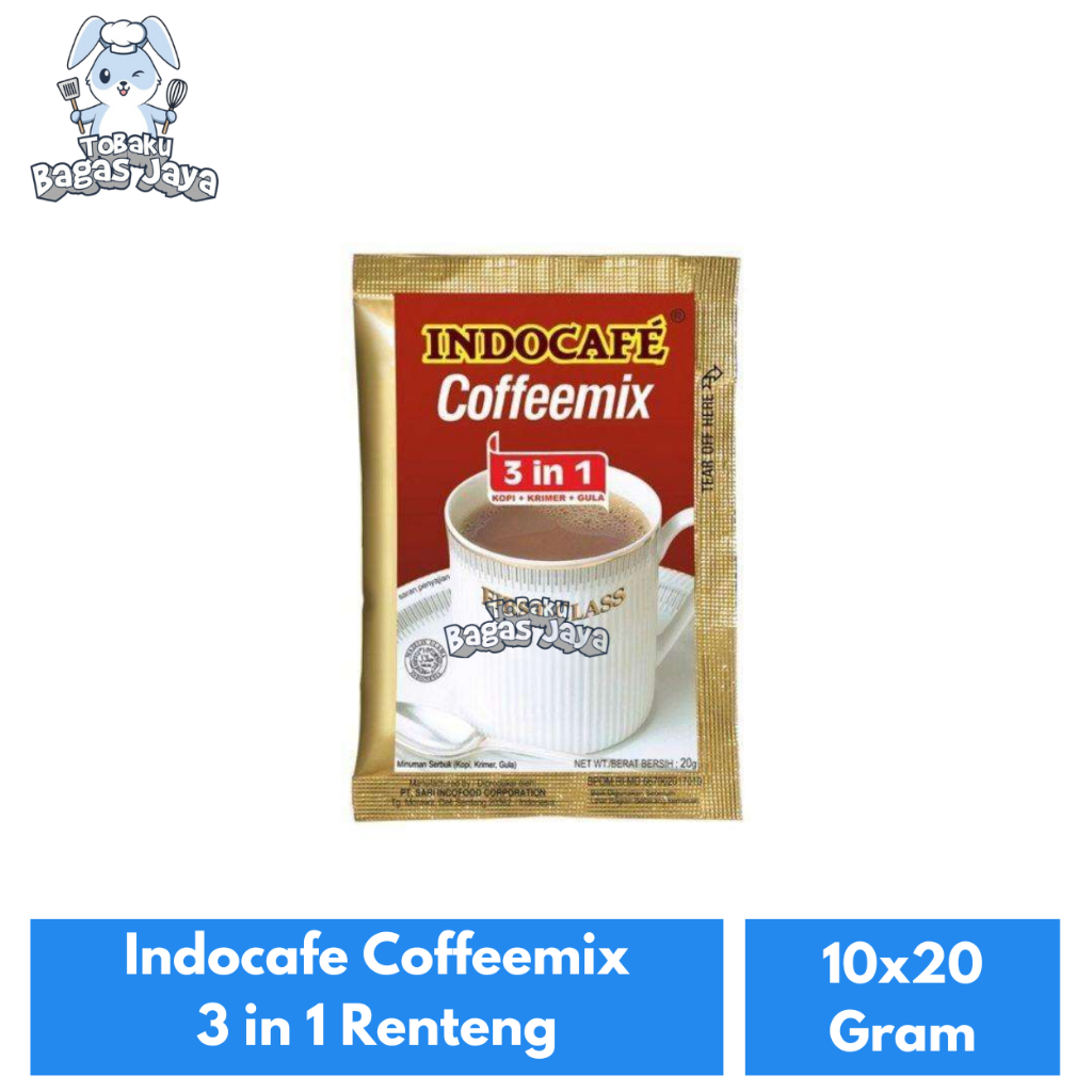 

Indocafe Coffeemix 3 in 1 Renteng 10x20 Gram