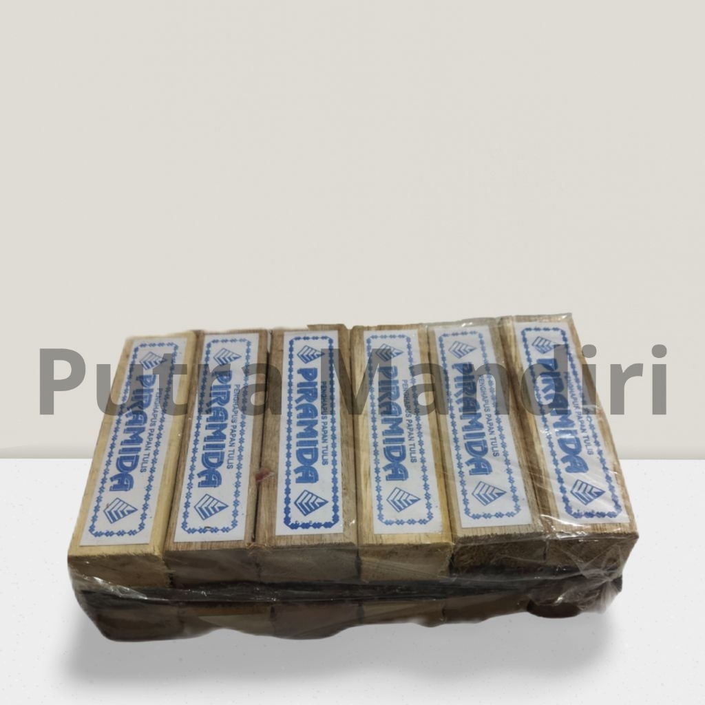 

Penghapus papan tulis kapur Piramida isi 12pcs