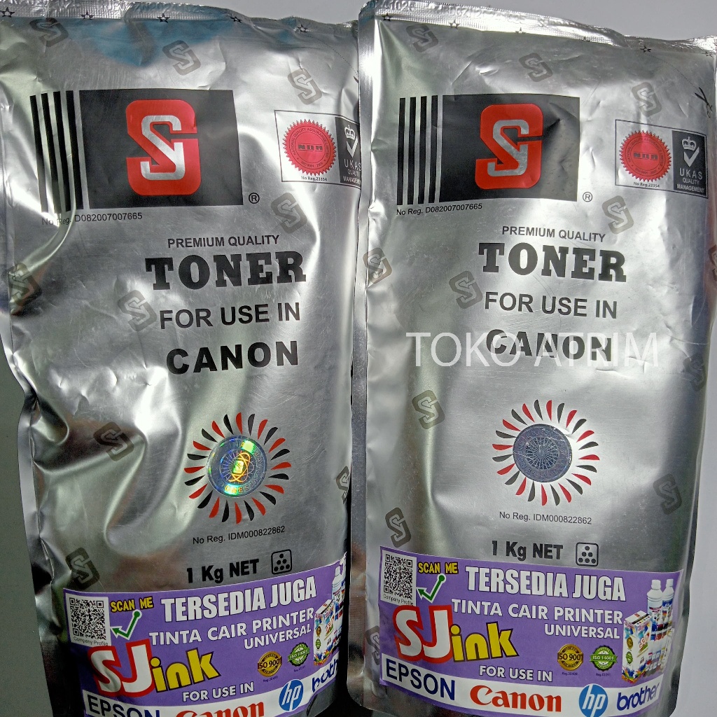 

TINTA TONER FOTOCOPY SINAR JAYA (SJ) ASLI 1 KG
