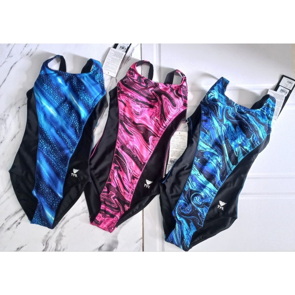 TYR DURAFAST BAJU RENANG Anak Remaja Lapisan Cup Bra SIZE 28