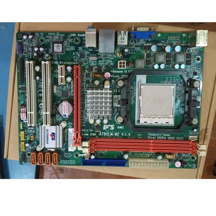 Motherboard ECS A780LM-M2 V1.0 Socket AM3 CLEARANCE