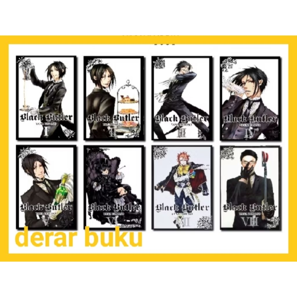 komik black butler by Yana toboso vol1-33 ( English)