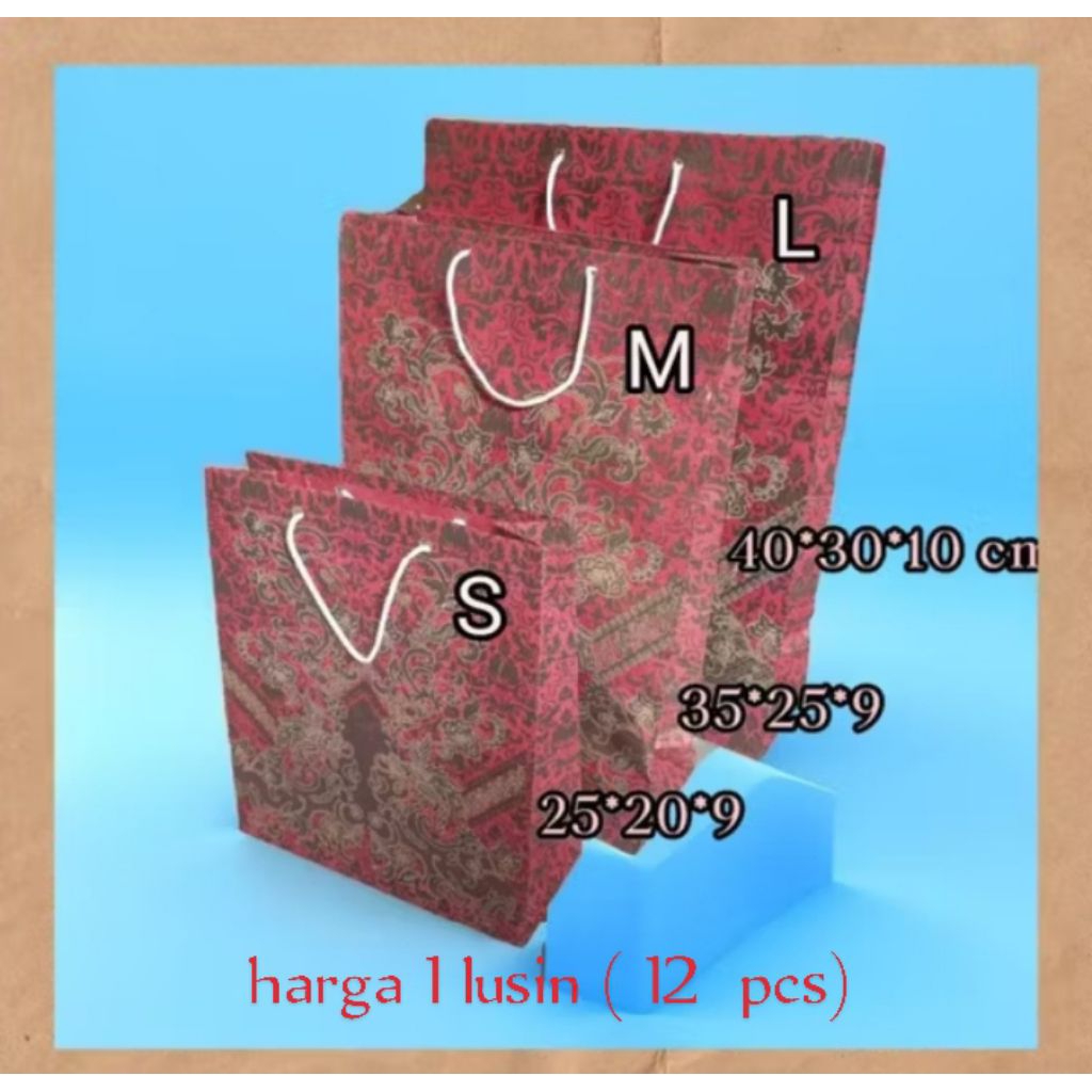 

paper bag / tempat kado bingkisan / papet beg kado