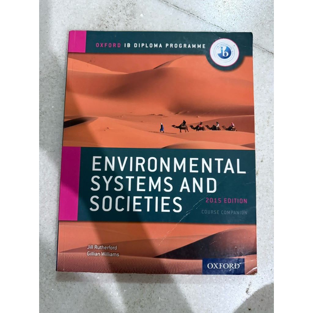 ORI environmental system and societies 2015 edition course companion for the ib diploma programme