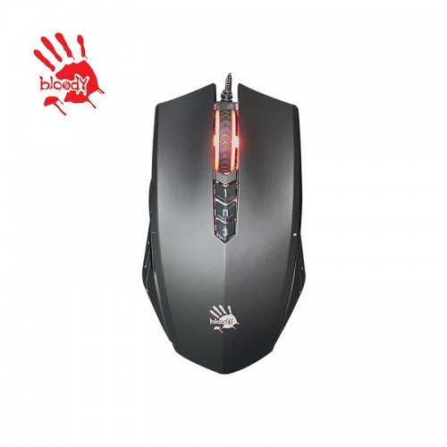 Bloody Mouse Gaming A70 Black Matte Light Strike Neon