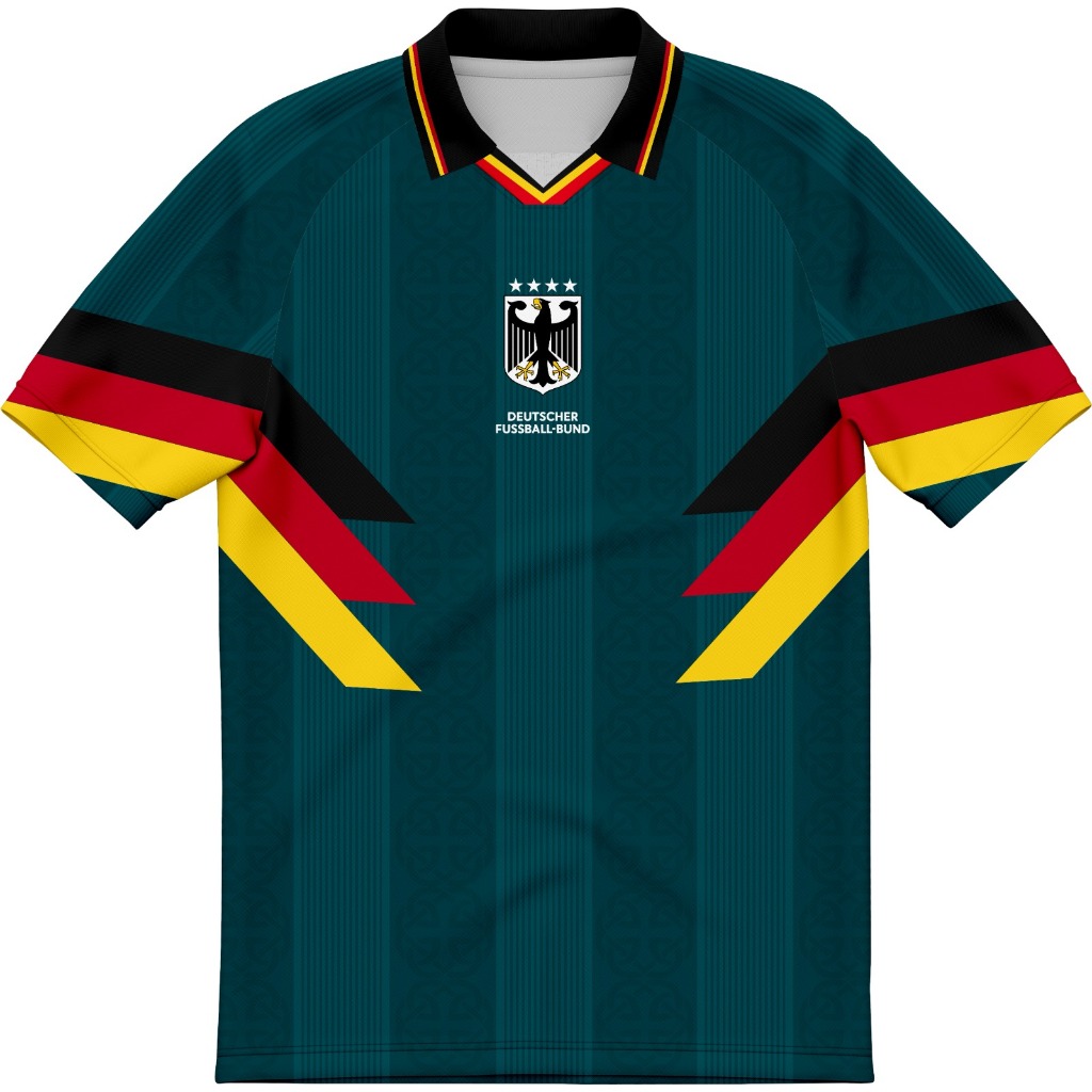 JERSEY NINTAGE//BAJU BOALA RETRO JERMAN 1992 FULLPRINTING FREE NAMESET