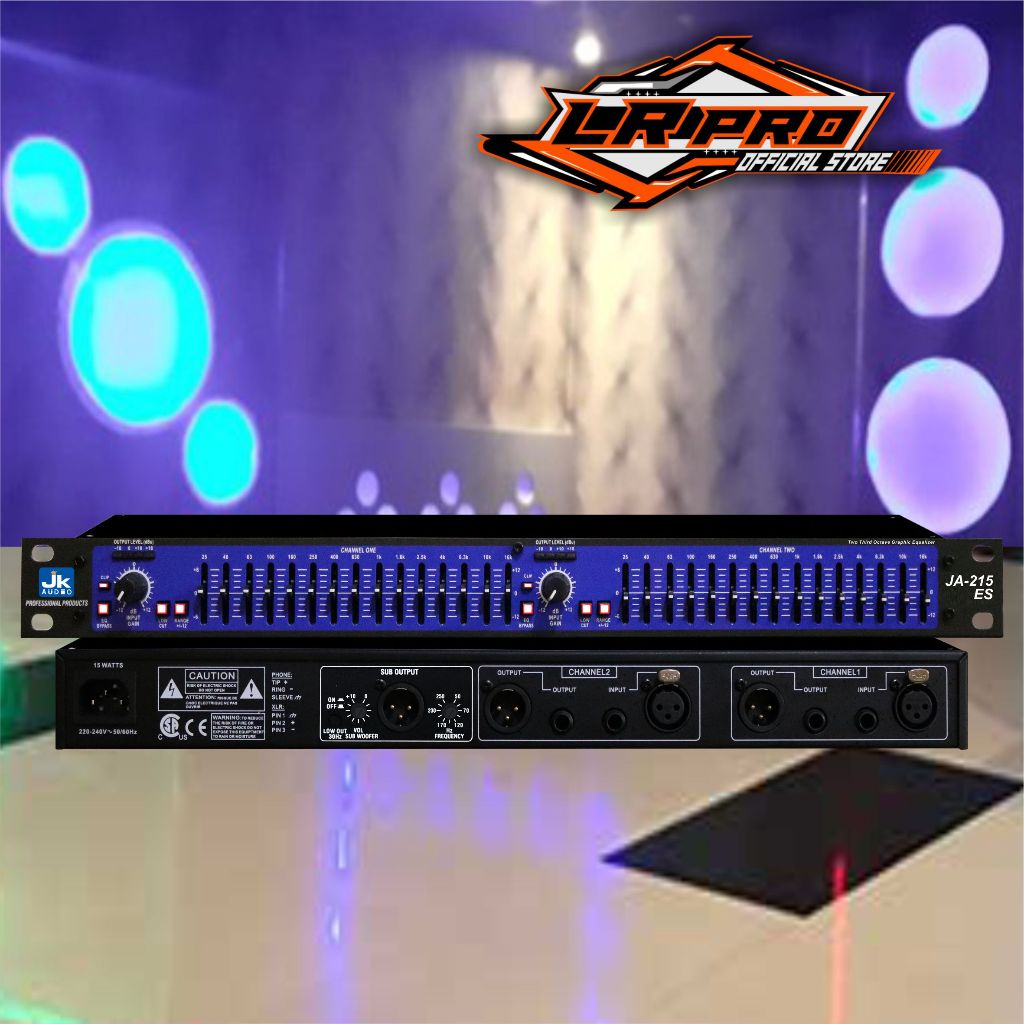 Equalizer 215 Sub Jk audio JA 215ES + Subwoofer