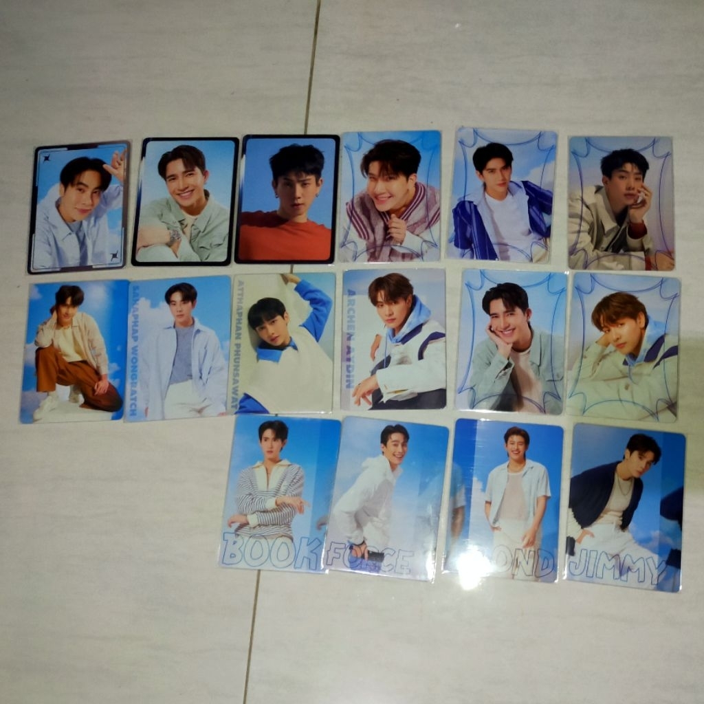 OFFICIAL PHOTOCARD PC CC COLLECTIBLE CARD GMMTV HAPPY WEEKEND EARTHMIX OFFGUN KHAOTUNG JIMMYSEA OHM 