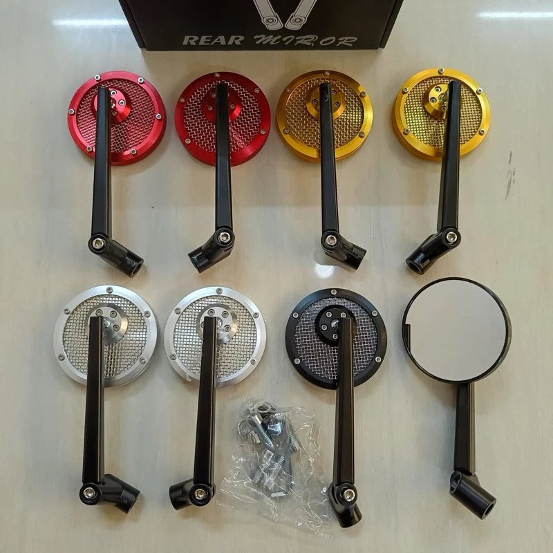 SPION BULAT REAR MIRROR CLASSIC RETRO CNC UNIVERSAL NMAX PCX W175 RX KING LEXI VARIO BEAT MIO SCOOPY