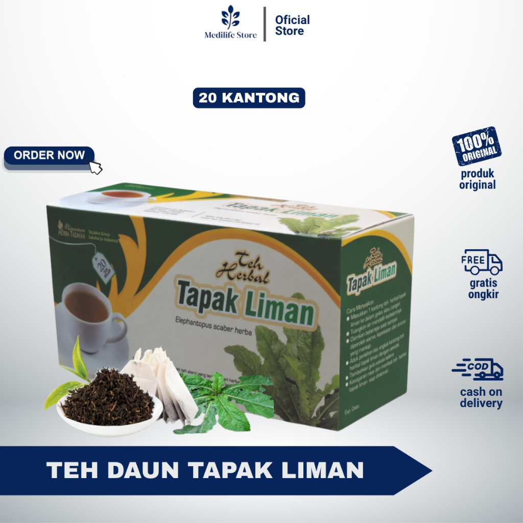 

Teh Tapak Liman Tazakka Original 100% | TehCelup TapakLiman HerbalLiver TeaBagHerbal ObatLiver AlergiMinuman Kesehatan HerbalTea TazakkaAsli TapakLimanAsli TehHerbal TapakLimanHerbal MinumanHerbal