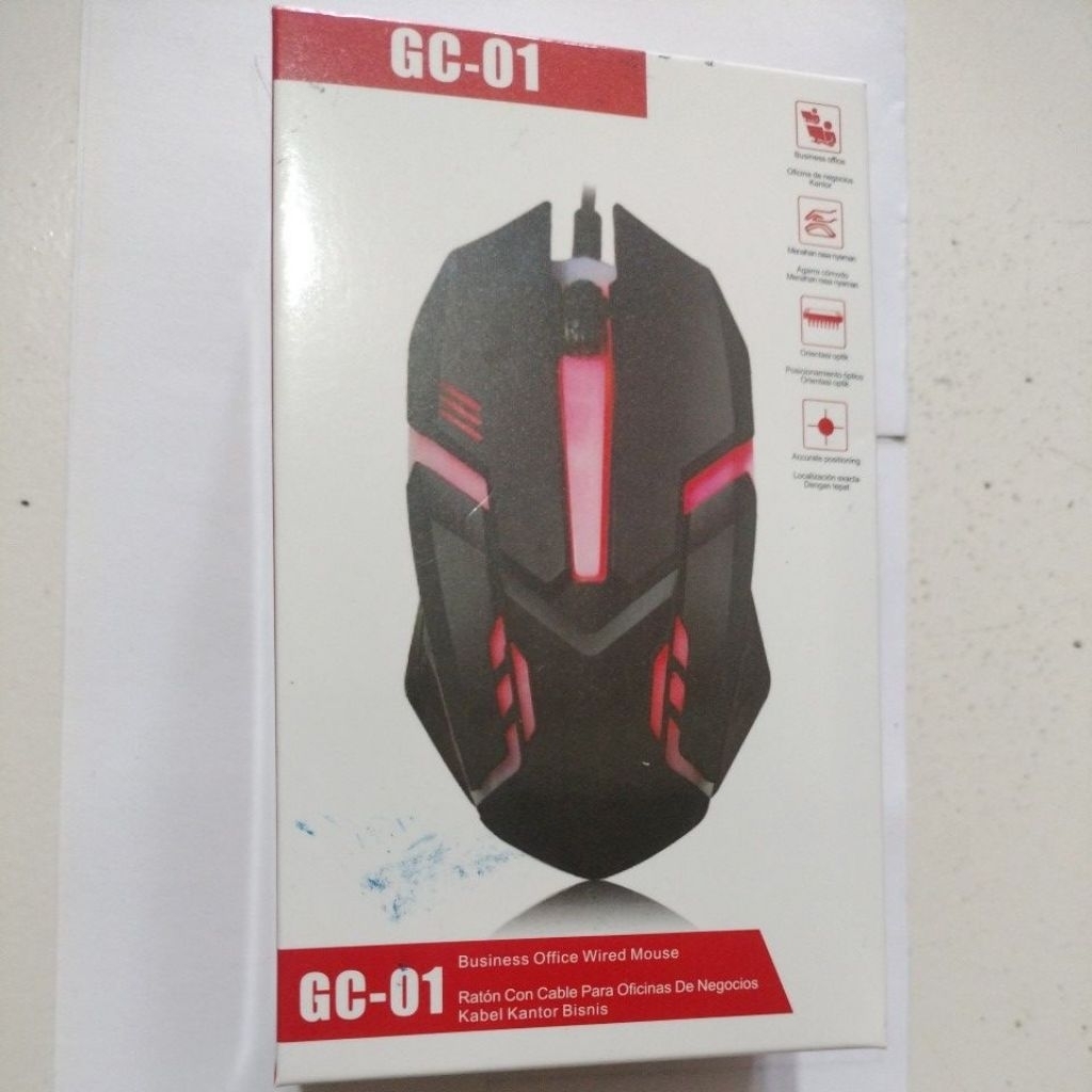 Mouse Kabel Gaming/Mouse Gaming LED 7 Lampu RGB Gaming