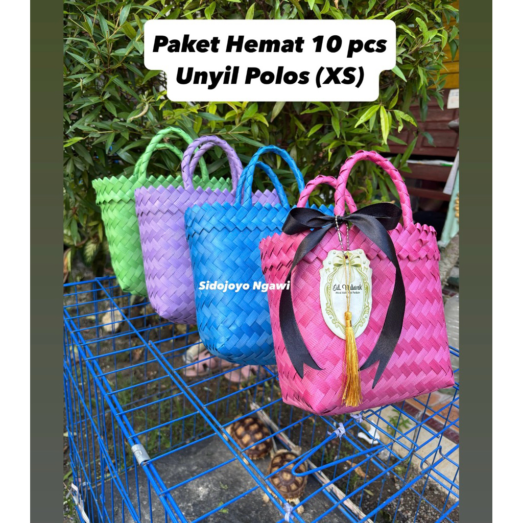 

paket hemat 10 pcs tas unyil polos (XS) tas souvenir bingkisan