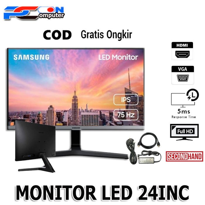 MONITOR LED 24 INC HP SAMSUNG GAMING IPS HDMI
