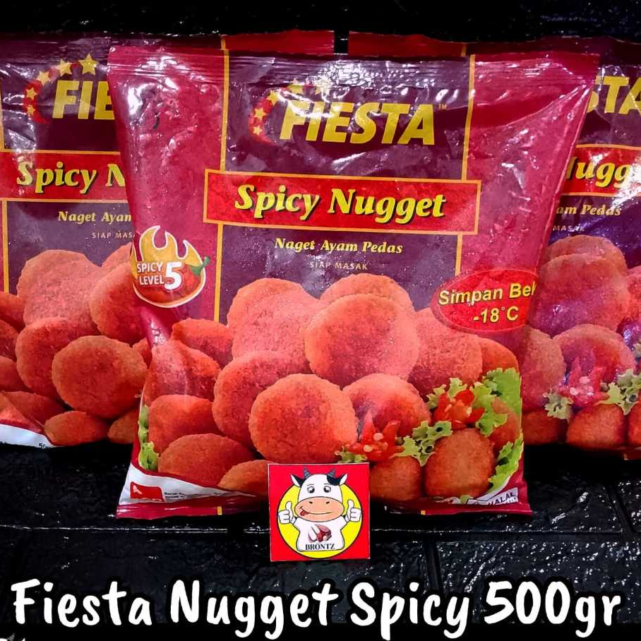 

FIESTA NUGGET SPICY 500GR-FROZEN FOOD-BRONTZ JOGJA
