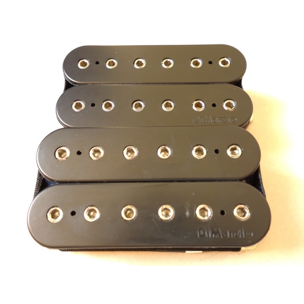 Dimarzio Fusion Edge IHW Guitar Pickup Set Black