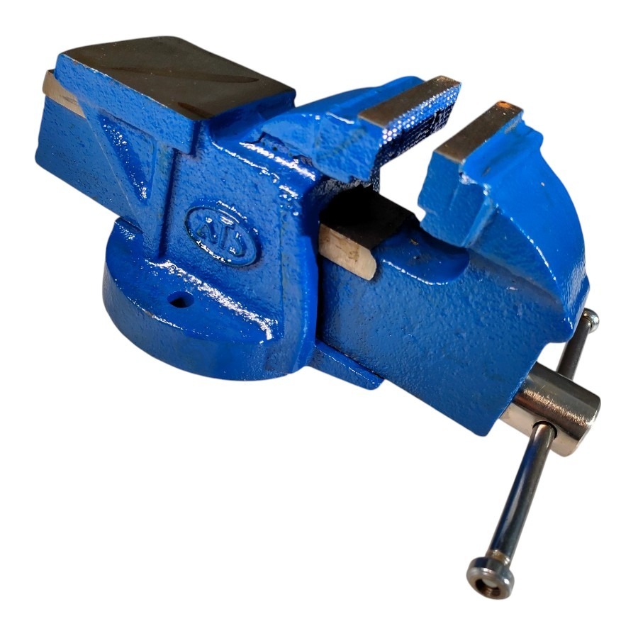 Catok Ragum Besi Heavy Duty / Bench Vise Baja Cor untuk Bengkel dan Pertukangan